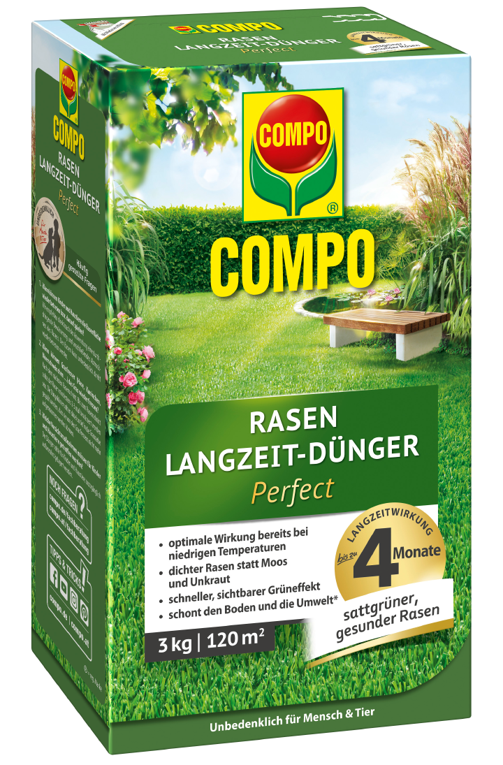 COMPO Rasen Langzeit-Dünger Perfect